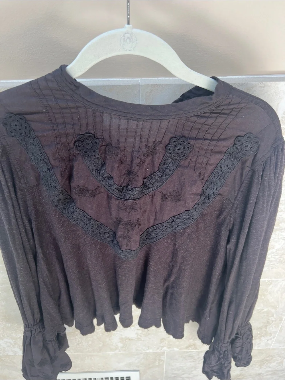 Free people lace blouse